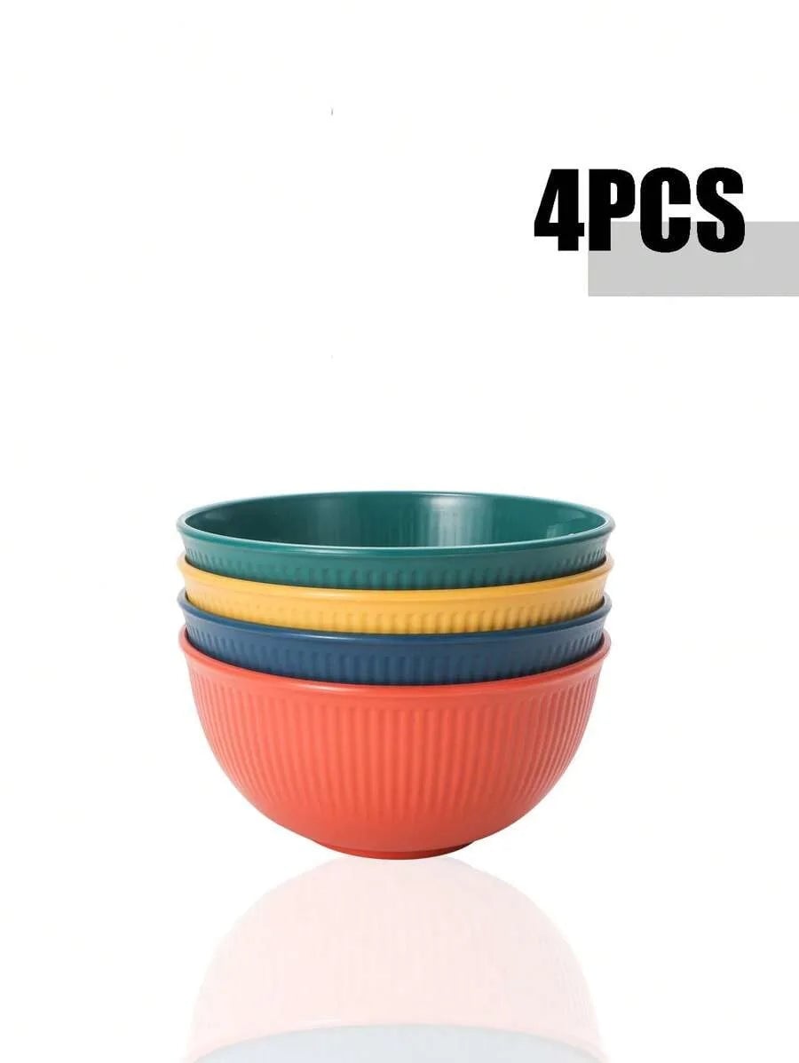 Plastic Bowl Set 4/11pcs - Microwave Dishwasher Safe Camping Kitchen