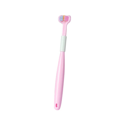 3 Sided Toothbrush Soft Bristles Deep Clean Adults Kids Oral Care