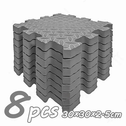 8Pcs 2.5cm Thick Nonslip Baby Play Mat Soundproof Puzzle Gym