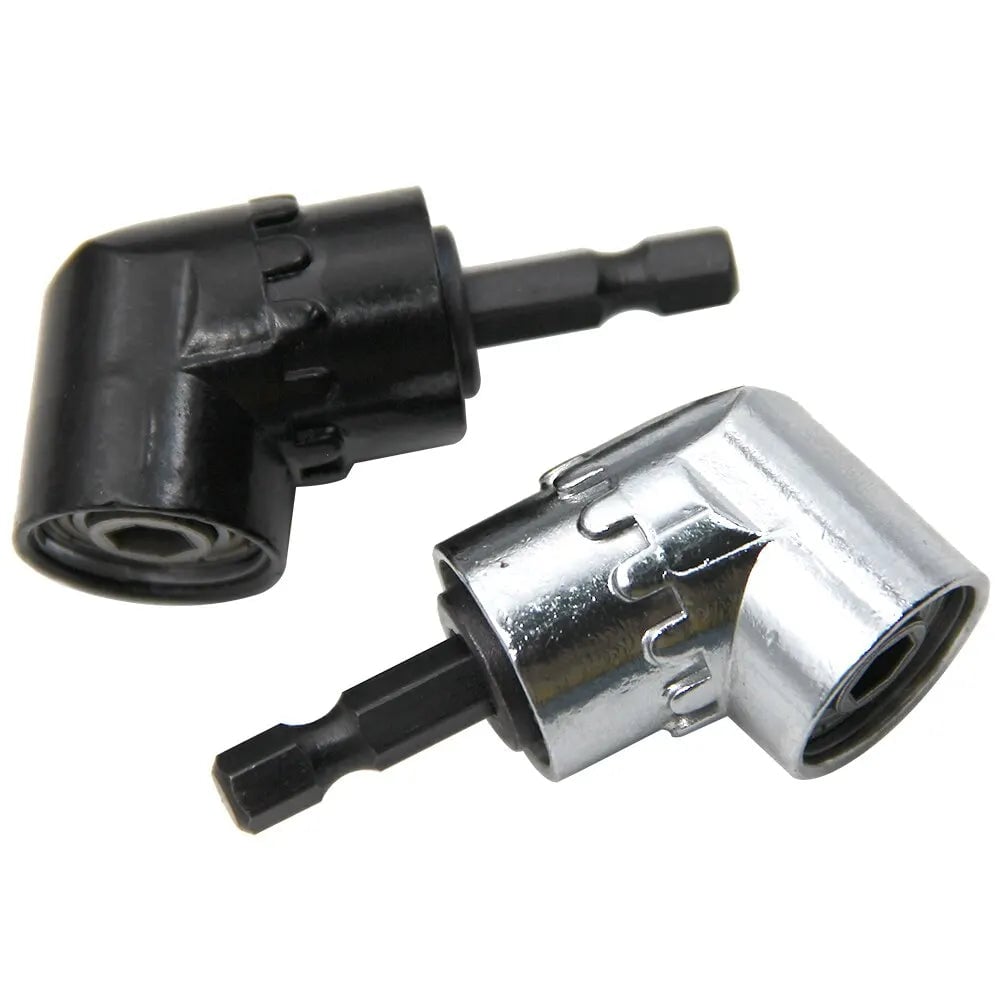 105° Right Angle Drill Attachment - Corner Access Screwdriver Extension