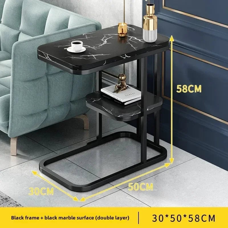 Modern Square Side Table - Multi-Purpose End Table for Living Room