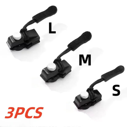 Universal Zipper Slider Replacement Kit - 6/3pc Quick Install Lock