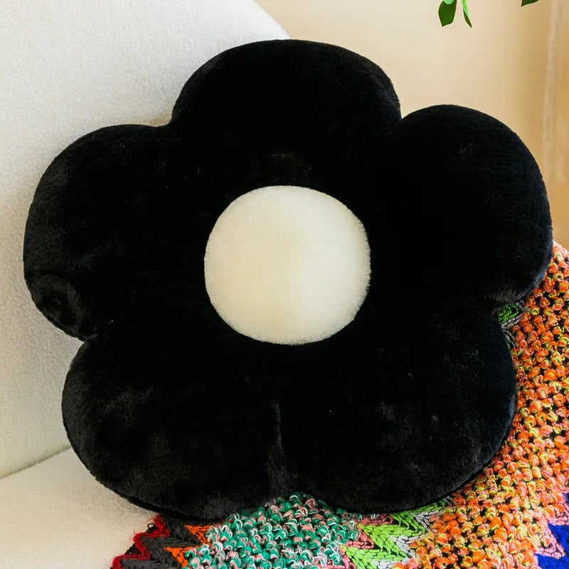Round Thick Soft Nap Cloth Floor Cushion - Winter Chair Pillow
