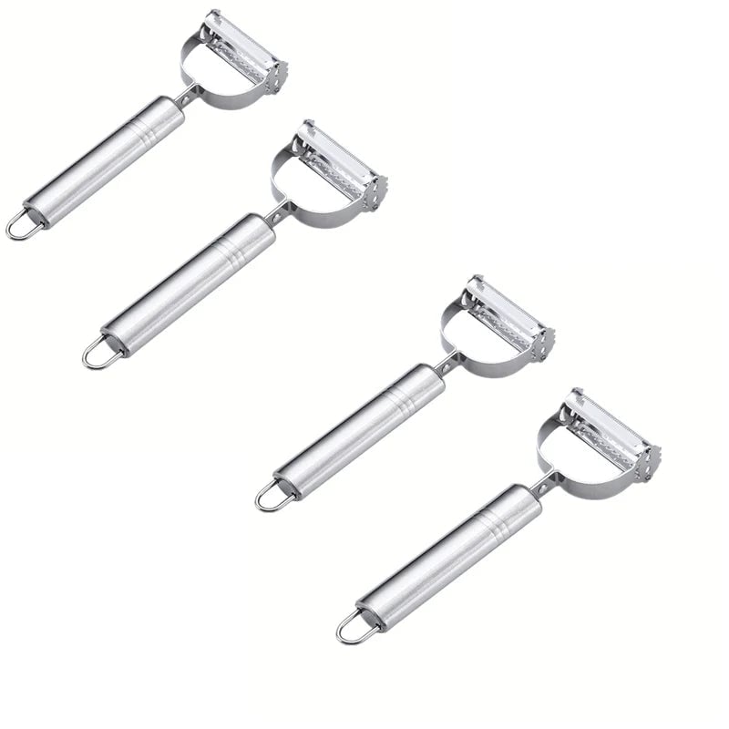 Stainless Steel Double Head Vegetable Peeler Melon Fruit Planer