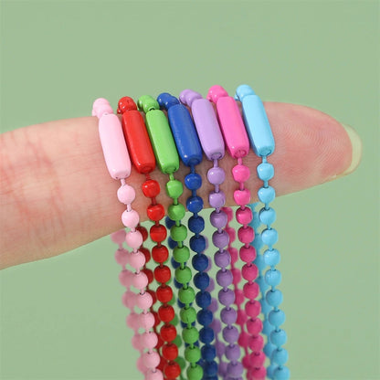 Ball Bead Chains 11.5cm DIY Jewelry Connector 20/40/60/80pcs Set