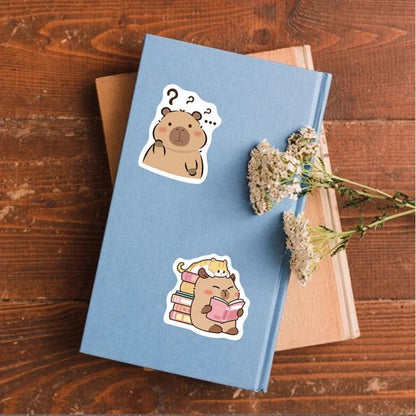 500PCS Capybara Stickers Pack - Waterproof Vinyl Decals Laptop Car
