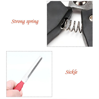 Stainless Steel Pet Nail Clippers Sickle Large Dog Cat Grooming