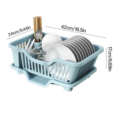 Countertop Kitchen Drain Bowl Rack - Tableware Storage Organizer