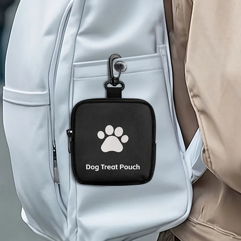Portable Dog Treat Training Bag with Food Pocket & Reward Supplies