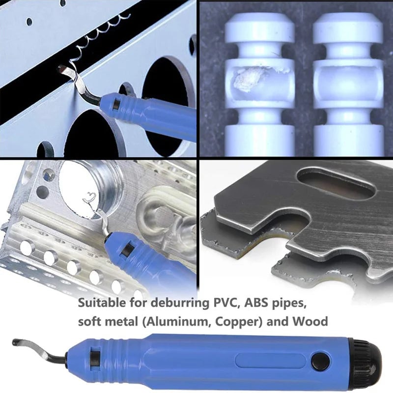 HSS Hand Deburring Scraper - Rotary Burr Remover Tool Multi-Material