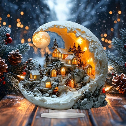 Bohemian Christmas Desktop Decoration - Holiday Bedroom Decor Gift