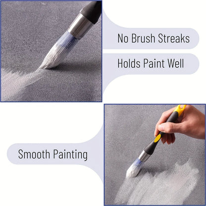 Professional Edge Trimming Paint Brush with Built-in Sharpener
