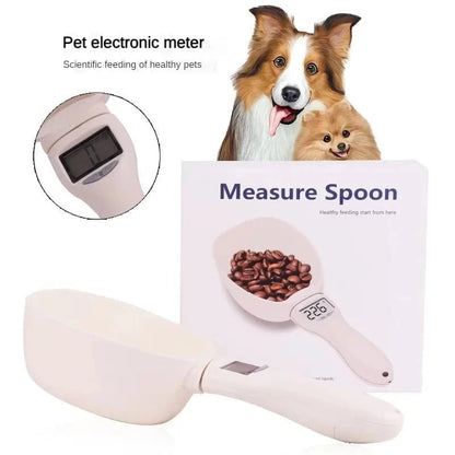 Digital Pet Food Measuring Scoop - Electronic Scale Cup with LED