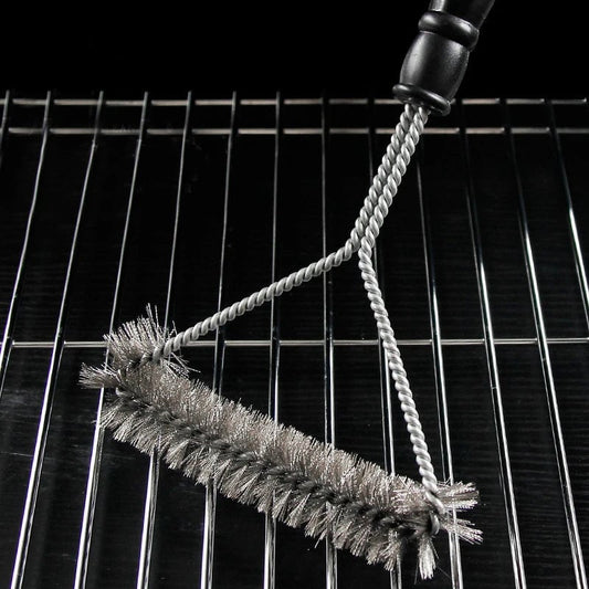 Stainless Steel BBQ Grill Brush - Non-Stick Bristle Cleaning Tool