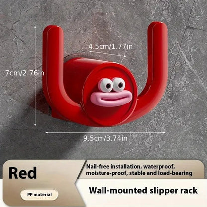 Cartoon Slippers Hook Bathroom Storage Organizer Rack Shoe Holder