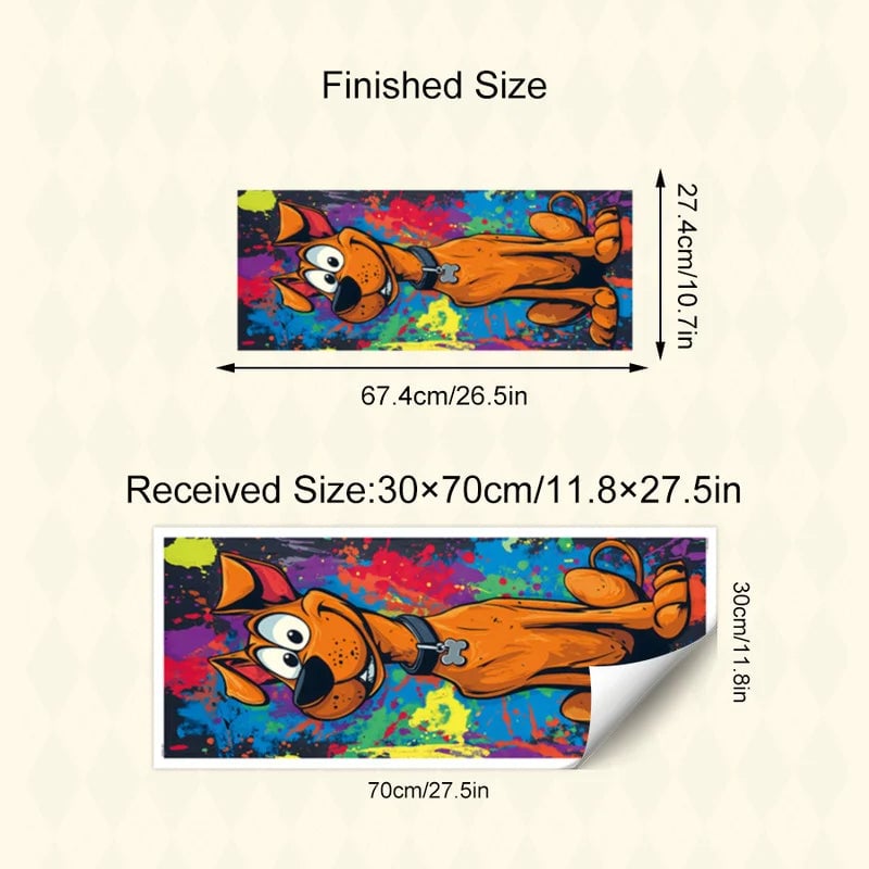 Waterproof Cartoon Dog Rubbish Bin Stickers - Removable Vinyl Decals