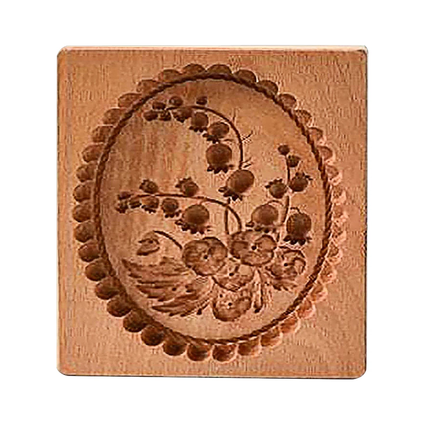 Wooden Cookie Cutter Baking Mold Press Stamps Gingerbread DIY Tool
