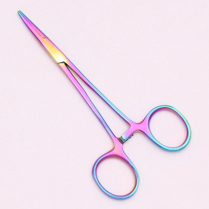 13cm Japanese Stainless Steel Hemostatic Forceps for Pet Grooming