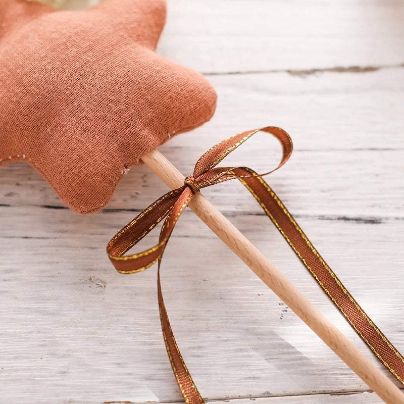 Beech Wood Star Rattle Teething Toy - Montessori Baby Nursing