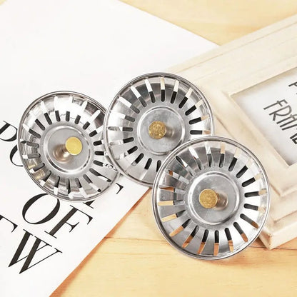 Stainless Steel Kitchen Sink Strainer Stopper with Fine Mesh Filter