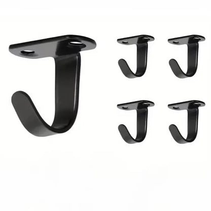5Pcs Heavy Duty Stainless Steel Screw-In Ceiling Hooks for Towels