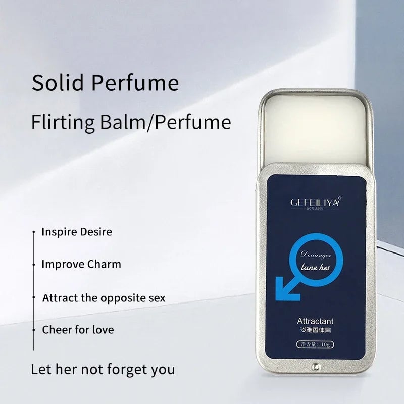 Pheromone Solid Perfume Balm - Long Lasting Unisex Fragrance