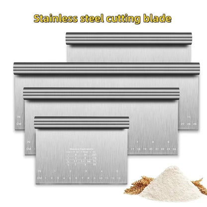 Stainless Steel Cake Scraper Spatula - Buttercream Smoother Tool