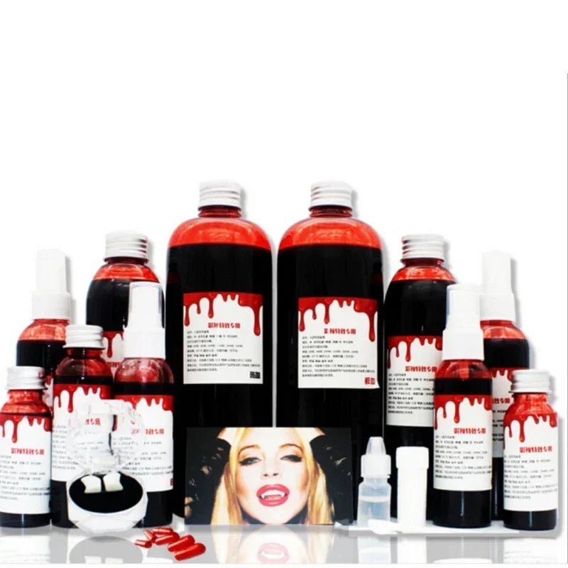 Ultra-Realistic Edible Fake Blood 4oz - Halloween SFX Makeup