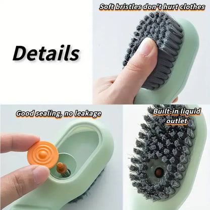 Multi-Function Automatic Spot Shoe Brush Soft Bristle Handheld