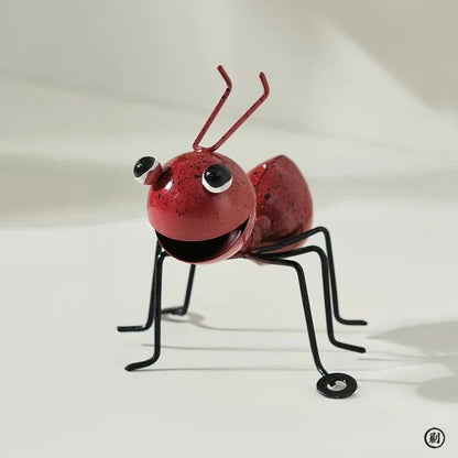 3D Metal Ant Garden Sculpture Wall Fence Hanging Outdoor Decoration
