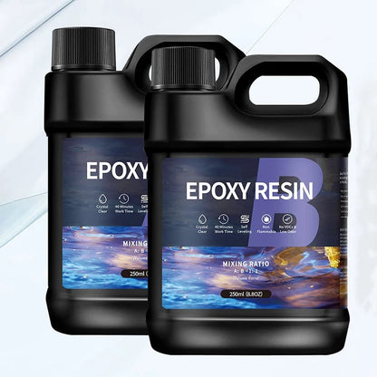 AB Epoxy Resin Glue 500g/1000g High Clarity Fast Drying Adhesive