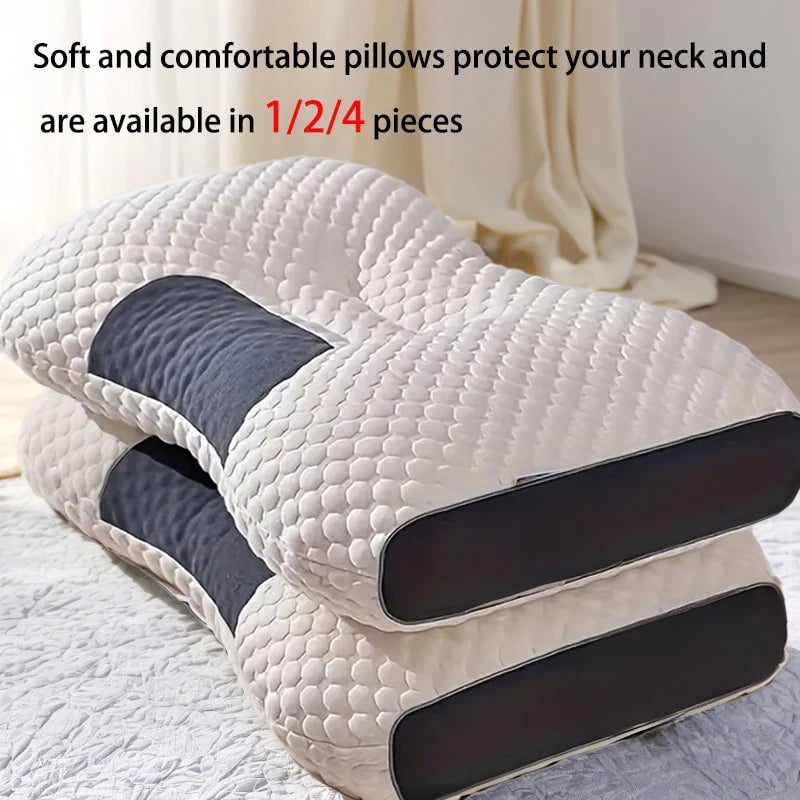 Elastic Neck Support Pillow - Non-Collapse Soft Sleep Comfort