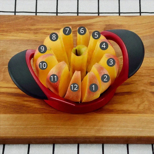 Stainless Steel Watermelon Slicer Multifunctional Handheld Circular Slitter Creative and Labor-saving apple Slicing Tool Cutter