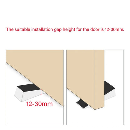 Safety Silicone Door Stopper - Anti-Collision Block Wedge