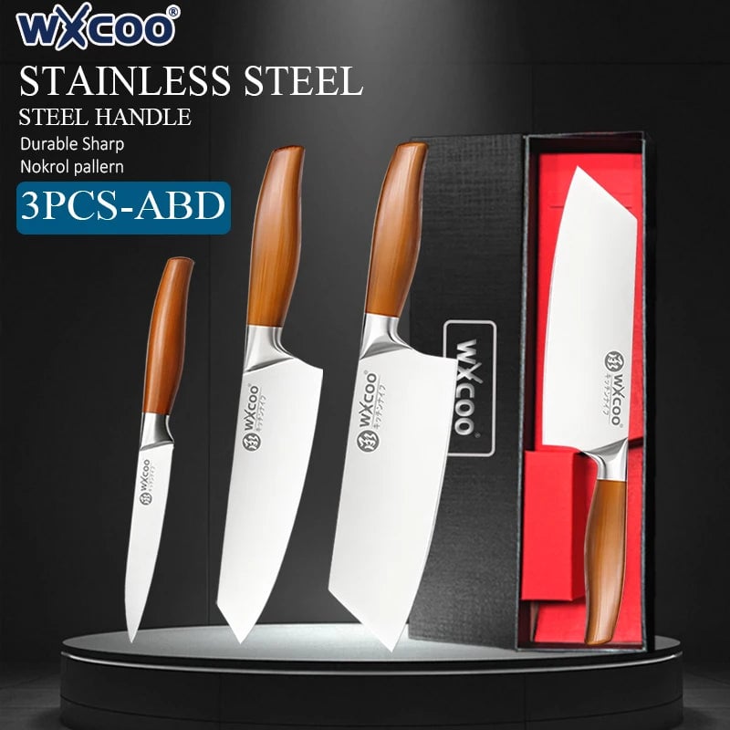 Stainless Steel Kitchen Utility Knife - Durable Fruit Cutting Tool