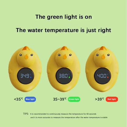Waterproof Duck Baby Bath Thermometer - Floating Temperature Sensor