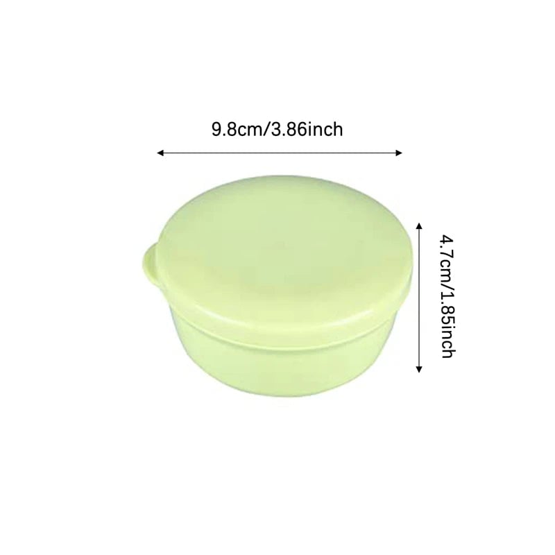 Portable Round Sealed Soap Case - Waterproof Travel Soap Holder