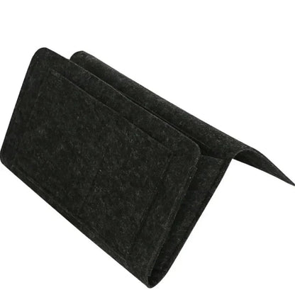 Felt Bedside Storage Caddy - Multi-Pocket Organizer for Remote TV