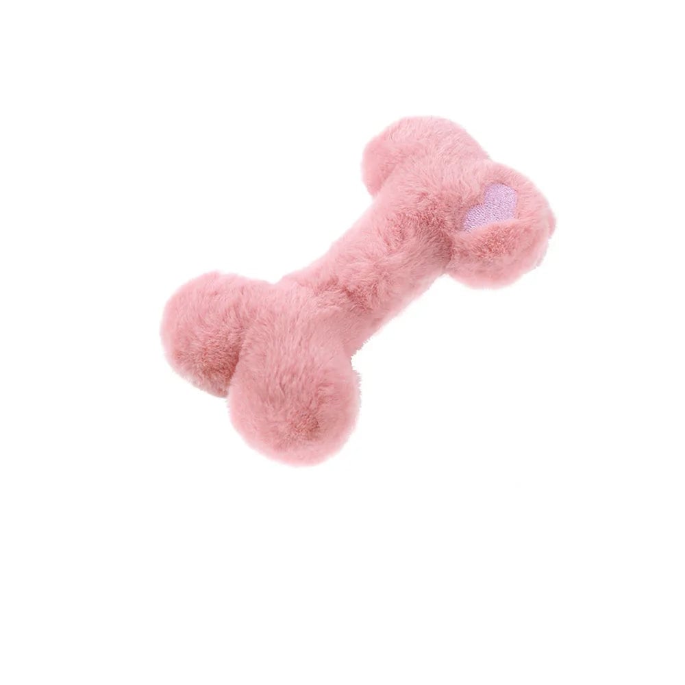 Durable Non-Toxic Squeaky Bone Dog Chew Toy - Interactive Pet Toy