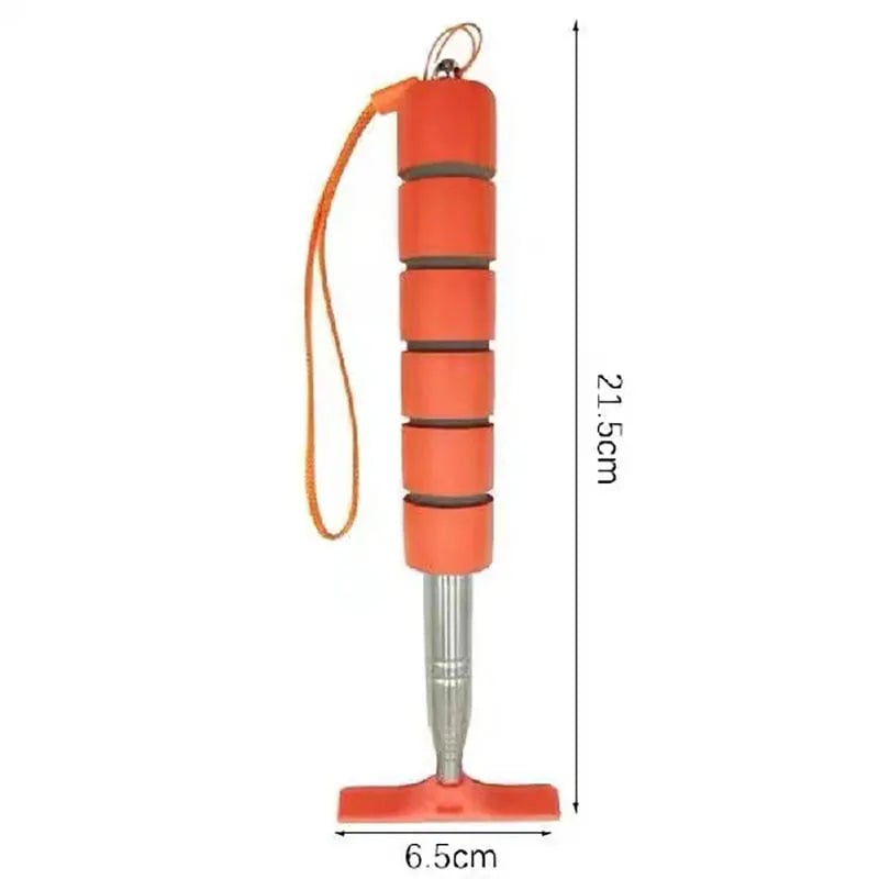 Telescopic Car Window Cleaning Tool - Rearview Mirror Wiper Scraper