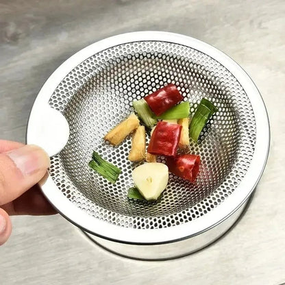 Stainless Steel Sink Drain Filter Anti-Clog Kitchen Bathroom