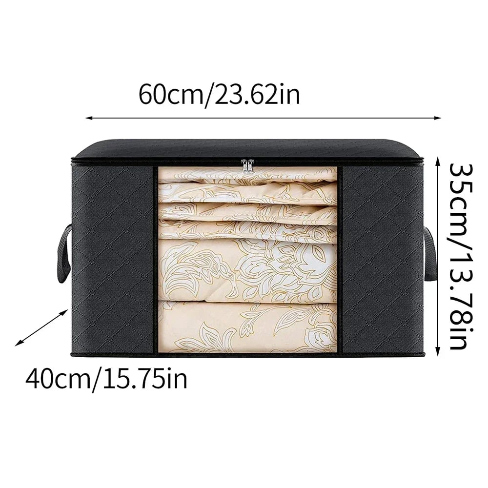 Large Quilt Storage Bag - Clothing Organizer for Bedding & Moving