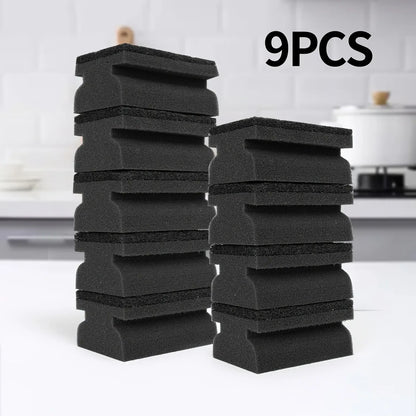 3-Pack Double-Sided Non-Scratch Scouring Sponges for Kitchen