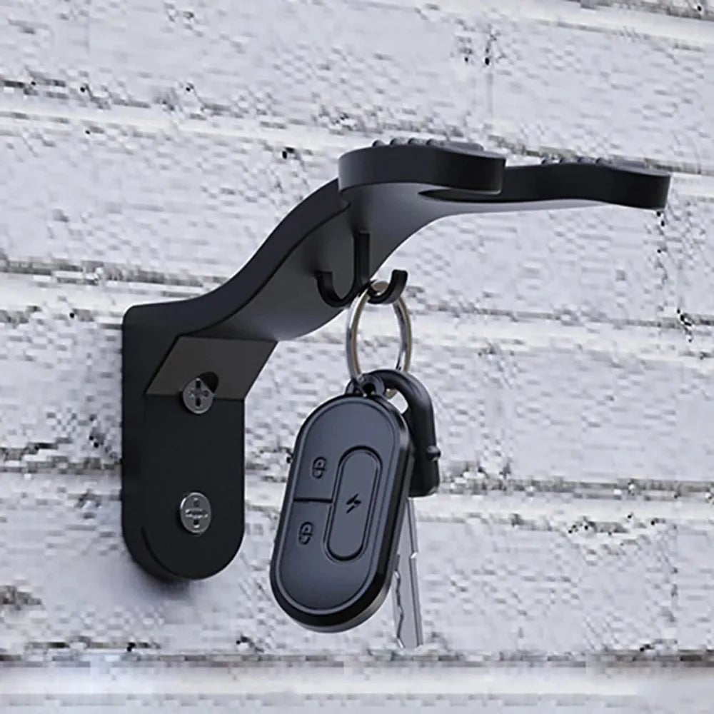 Wall Mount Multipurpose Hook Rack - Helmet Luggage Jacket Hanger