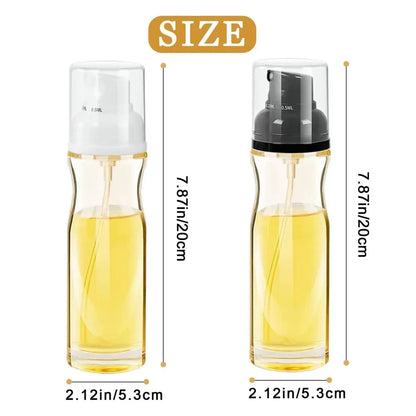 Oil Spray Bottle -250ML Kitchen Cooking Dispenser for Oil & Sauces