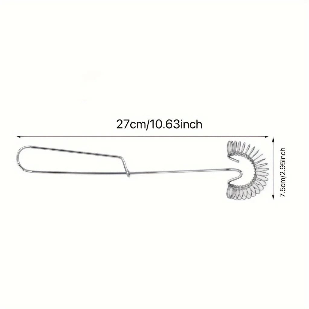 Stainless Steel Spring Whisk Egg Beater Milk Frother Kitchen Tool