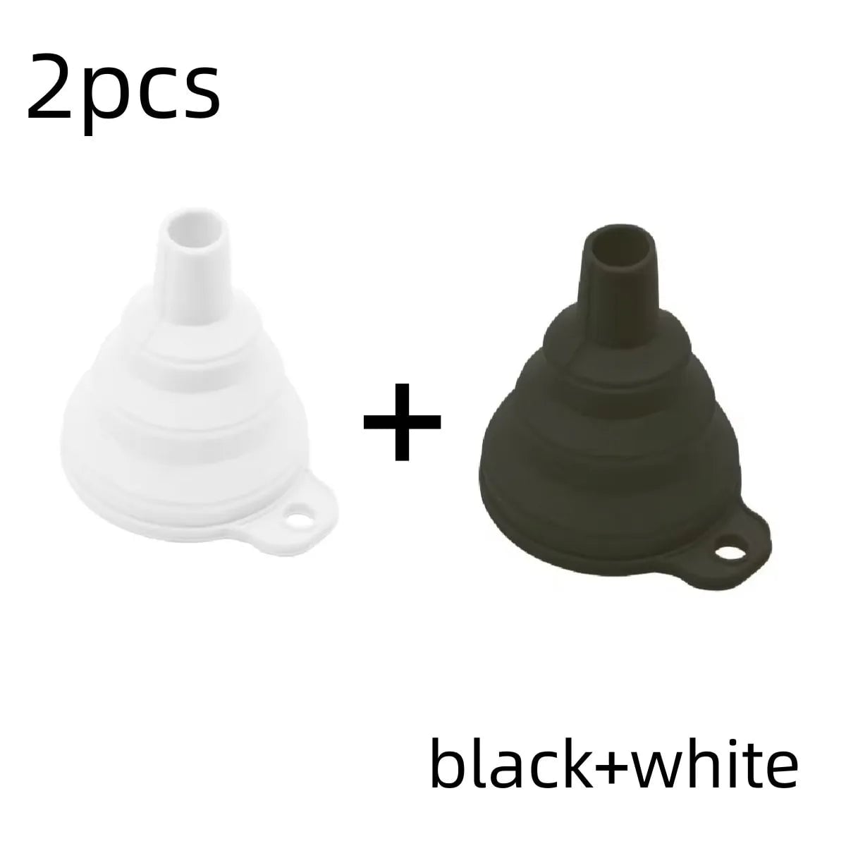 Mini Foldable Silicone Funnel - Collapsible Portable Kitchen Tool