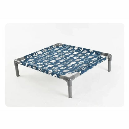 Raised Dog Hammock Bed Detachable Washable Mat Non-Slip Bottom