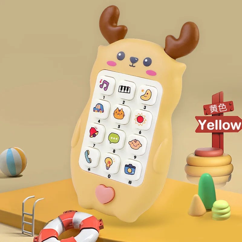Musical Baby Phone Teether Toy - Educational Sound Telephone Infant