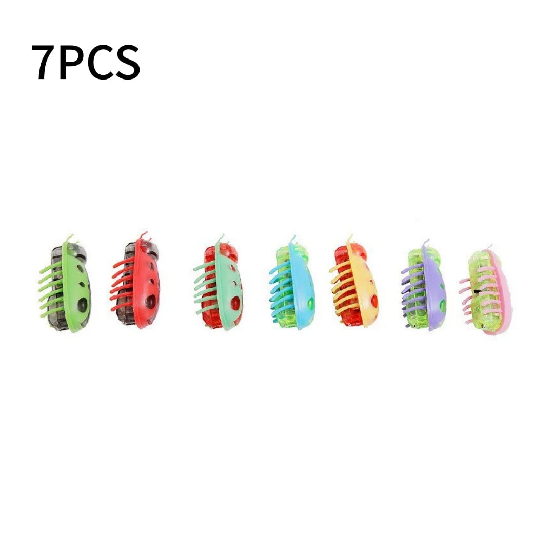Mini Electric Walking Ladybird Cat Toy - Interactive Bug Pet Toy